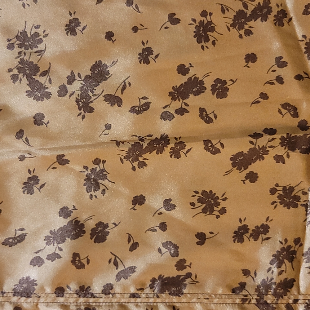 NWT Zara Satin Croped Top and Midi Skirt Set in Copper - Picture 8 of 13